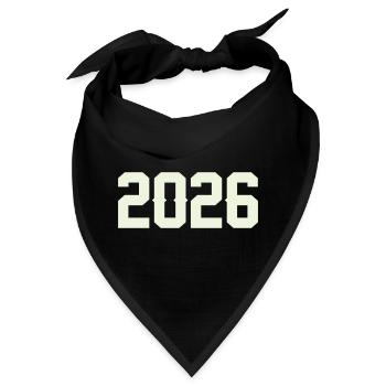2026 - Bandana - Schwarz - Vorne