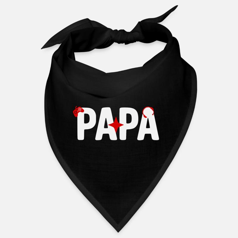 Papa Gamer mit Controller Bandana