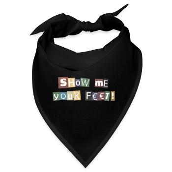 Show Me Your Feet Lösegeld - Bandana - Schwarz - Vorne