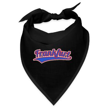 Frankfurt Deutschland Souvenir - Bandana - Schwarz - Vorne