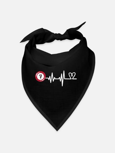 Billard Billardkugel - Bandana - Schwarz