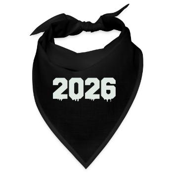 2026 - Bandana - Schwarz - Vorne