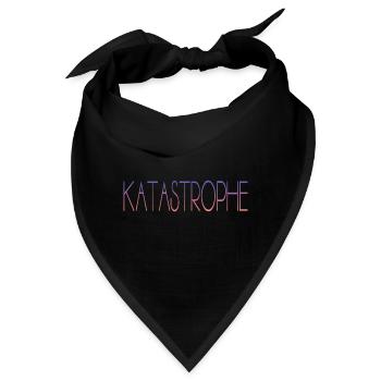 Katastrophe - Bandana - Schwarz - Vorne