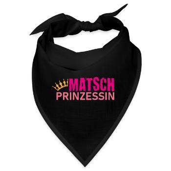 Muddy run shirt Matsch Prinzessin Laufshirt Team - Bandana - Schwarz - Vorne