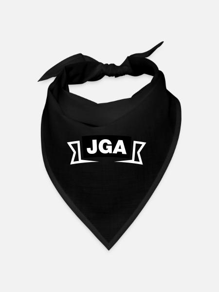 Bachelor Party Emblem / Logo - Bandana - black