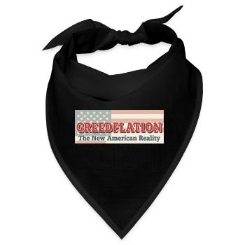 Kritik an amerikanischer Geldpolitik - Bandana - Schwarz - Vorne