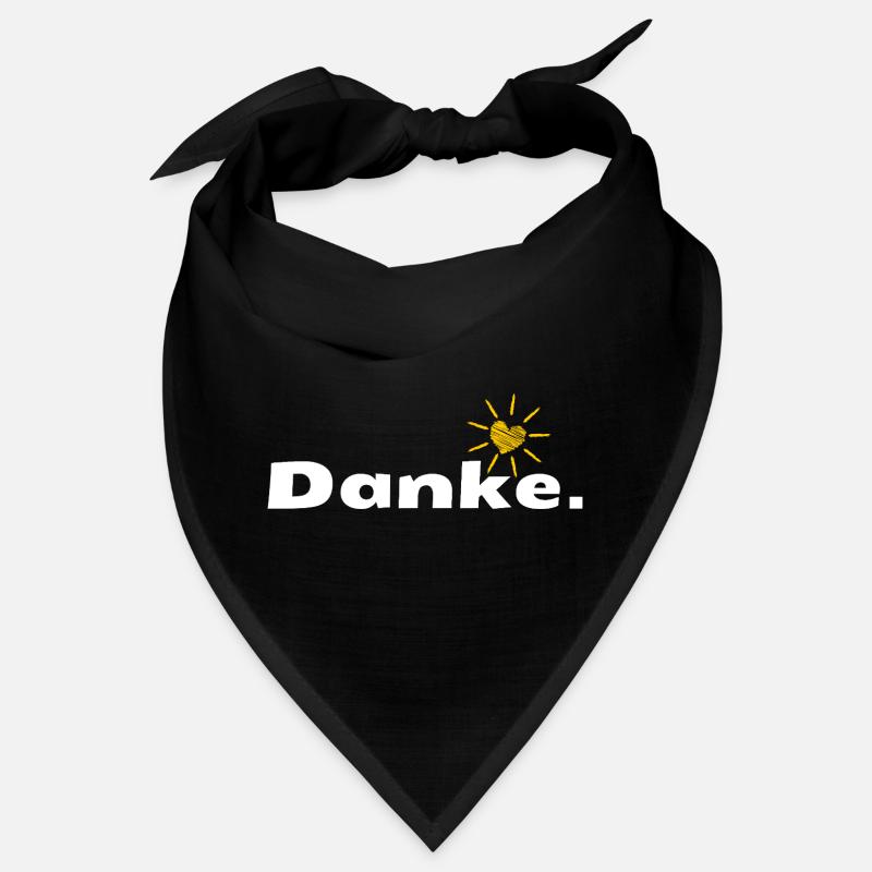 Danke HerzSonne Typografie Bandana