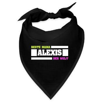 Muttertag Alexis - Bandana - Schwarz - Vorne