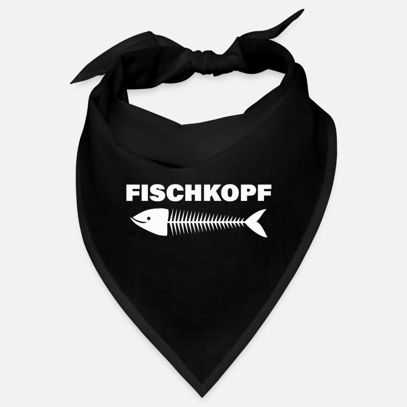 FISCHKOPF - Bandana - Schwarz
