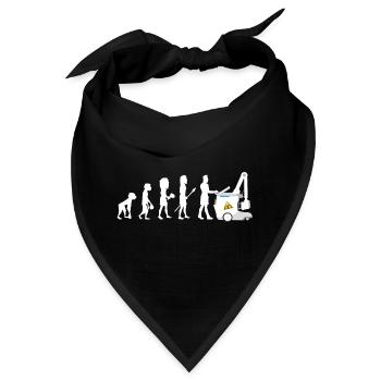 Humor Evolution Manip Mobilfunk Radiologie - Bandana - Schwarz - Vorne