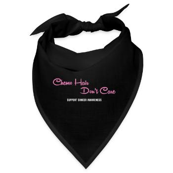 Lungenkrebs Krebs Krebs-Überlebender Krebs stinkt - Bandana - Schwarz - Vorne