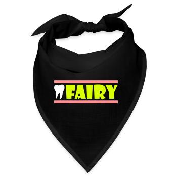 Tooth fairy (Zahn, Balken) - Bandana - Schwarz - Vorne