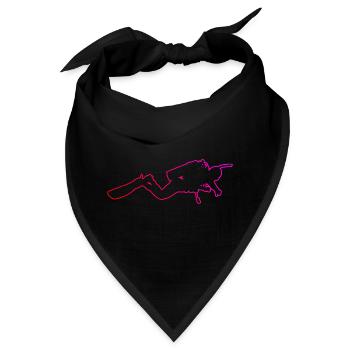 Scuba Tauchen Scuba Diver Diving Scuba Taucher - Bandana - Schwarz - Vorne