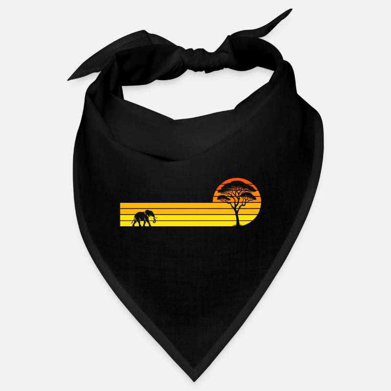 Coucher de soleil africain Bandana