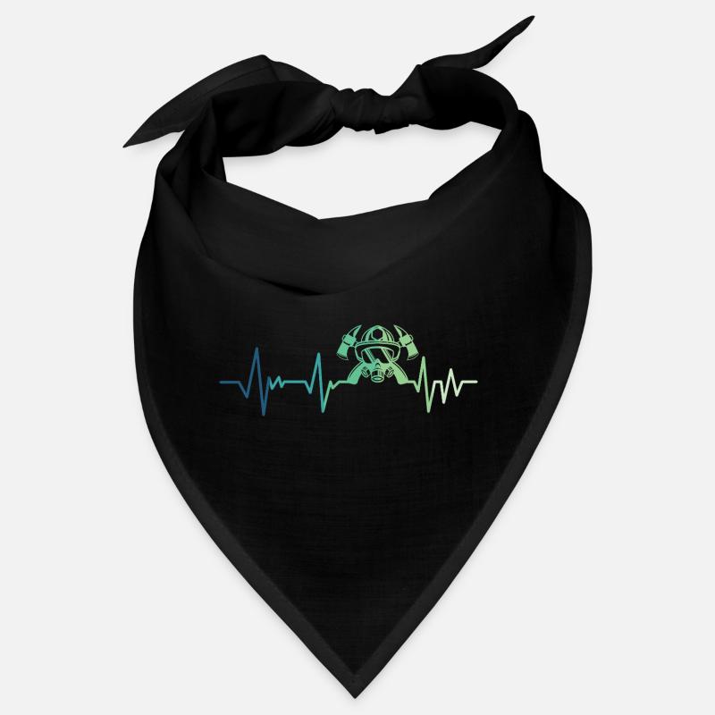firefighter heartbeat firefighter Bandana