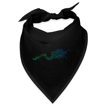 Scuba Diver Damen Free Dive Diver Taucher - Bandana - Schwarz - Vorne