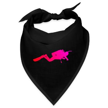 Diver Scuba Diver Scuba Taucher Scuba Tauchen - Bandana - Schwarz - Vorne