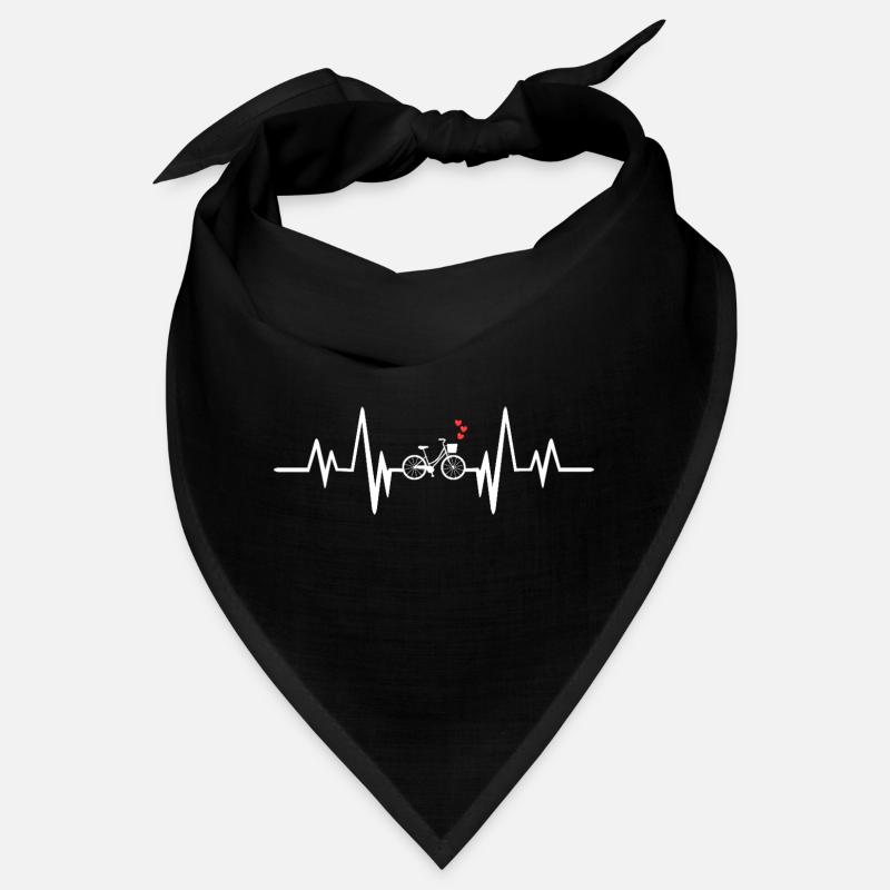 Pulsating Bicycle Heart Design Bandana