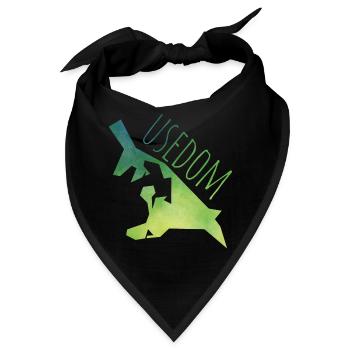 usedom - Bandana - Schwarz - Vorne