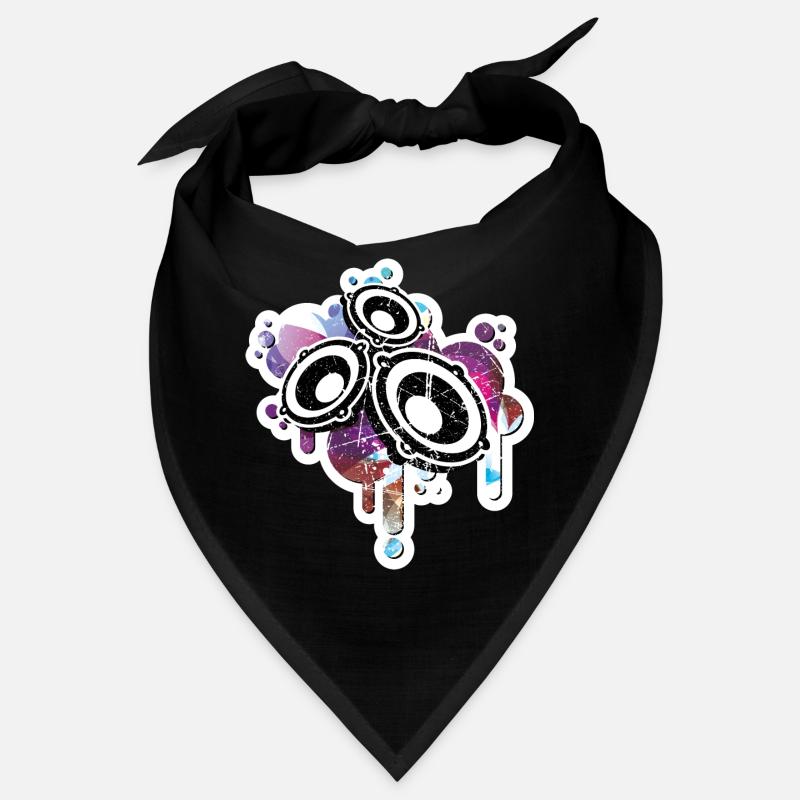 Abstrakte Graffiti-Lautsprecher Illustration Bandana