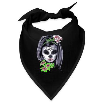 Maskierung zum Fasching - Bandana - Schwarz - Vorne