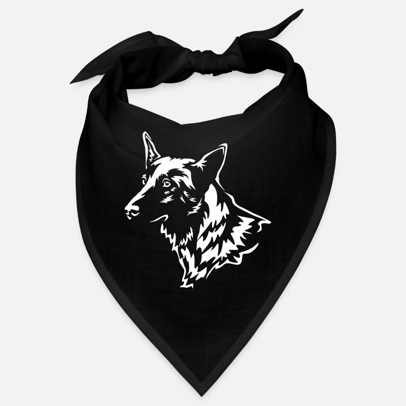 Hollandse Herder Head "Black Edition" Bandana