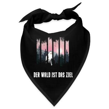 waldbaden naturerlebnis yeti im black forest - Bandana - Schwarz - Vorne
