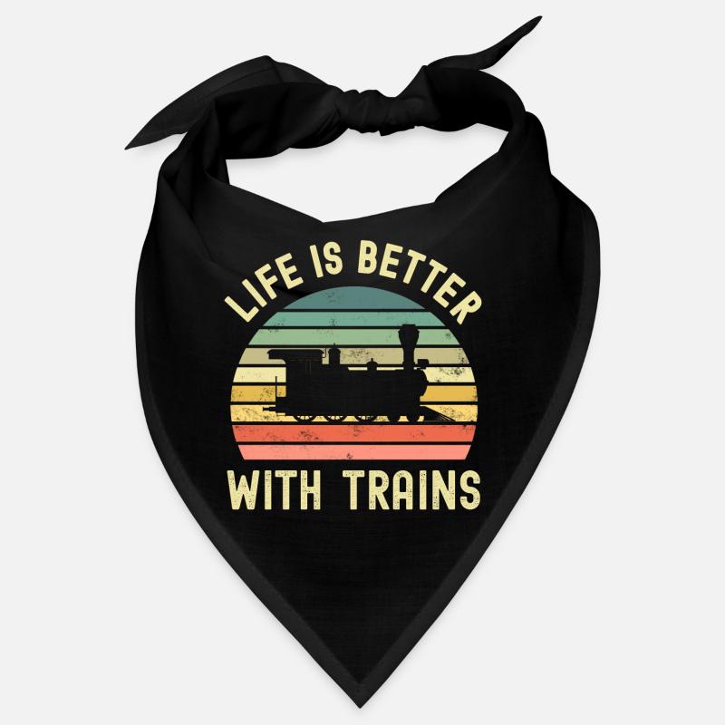 Train de locomotive de chemin de fer Bandana