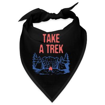 Take a Trek Hiking Mountain Hiker Summit Camping - Bandana - Schwarz - Vorne