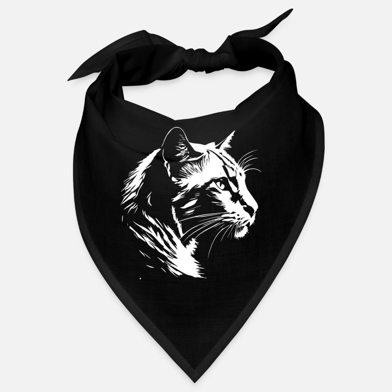 Chat 5 - Bandana - noir