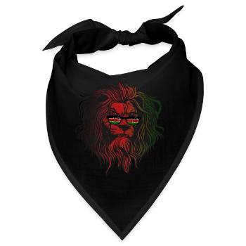 Kenia - Bandana - Schwarz - Vorne