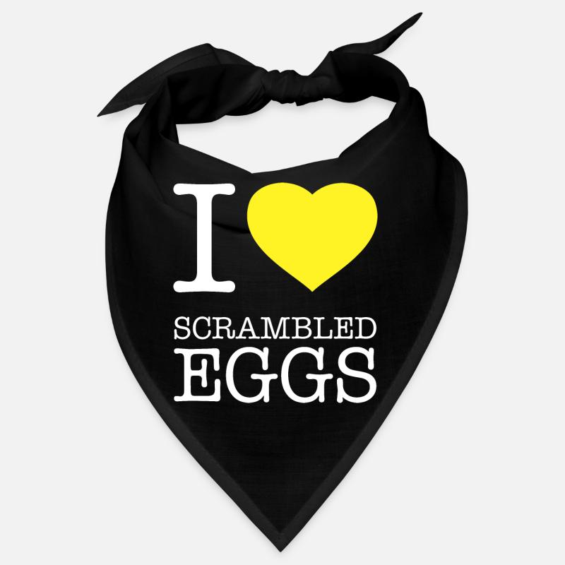 I LOVE SCRAMBLED EGGS Rührei Bandana