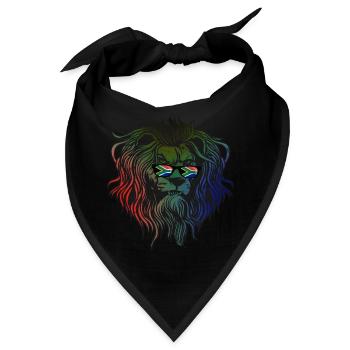 Südafrika - Bandana - Schwarz - Vorne