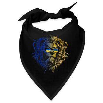 Ukraine - Bandana - Schwarz - Vorne