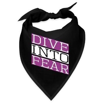 joke acts of courage bungee jumping community - Bandana - Schwarz - Vorne