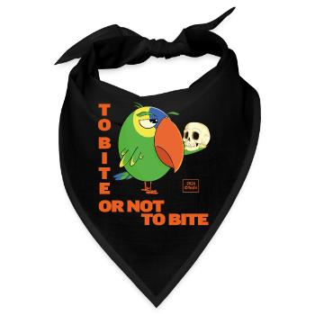 Picken oder nicht picken - Bandana - Schwarz - Vorne
