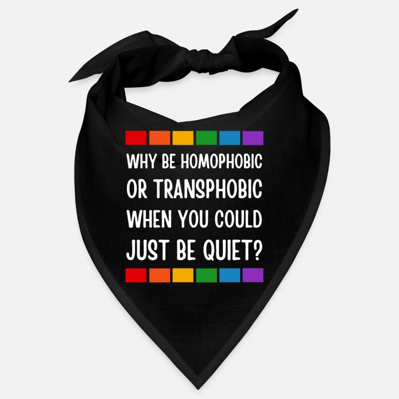 LGBT. Warum homophob oder transphob sein? Bandana