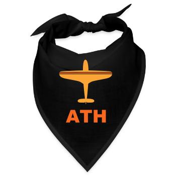 Flughafen Athen - ATH - Griechenland - Bandana - Schwarz - Vorne