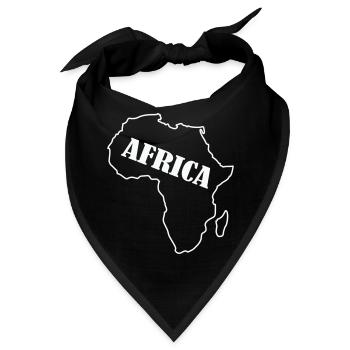 africa country - Bandana - Schwarz - Vorne