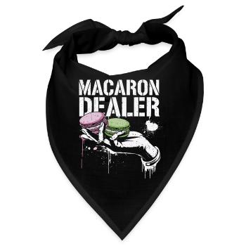 Humor für Feinschmecker - Bandana - Schwarz - Vorne