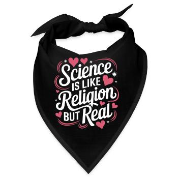 Atheismus Atheist Anti-Religion Agnostiker - Bandana - Schwarz - Vorne
