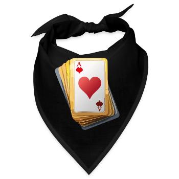 CARDS - Bandana - Schwarz - Vorne