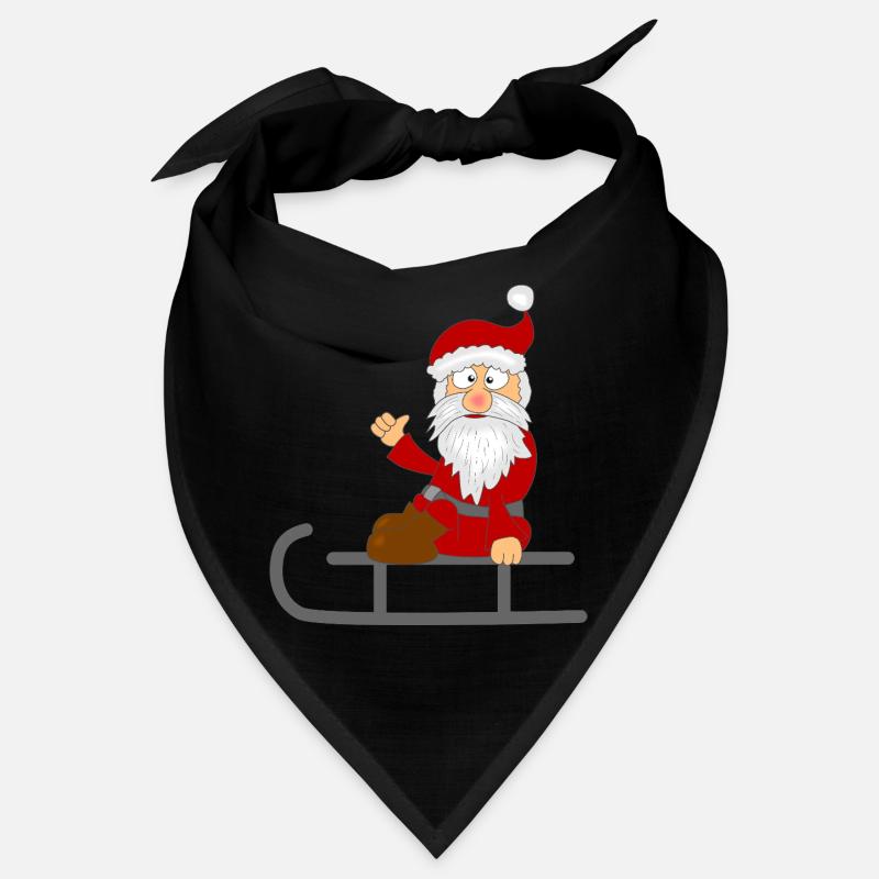 Weihnachtsmann auf dem Schlitten Bandana