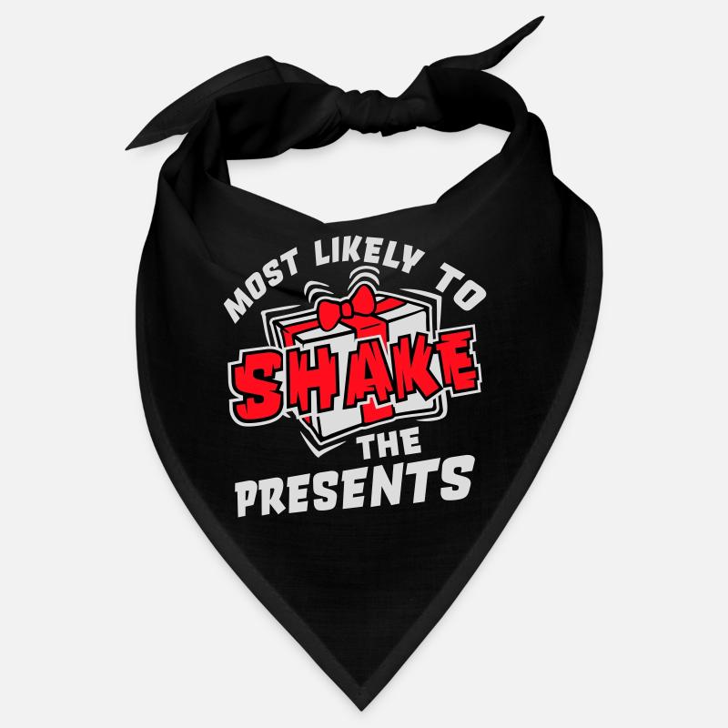 Most Likely to Shake the Presents Weihnachten Spaß Bandana