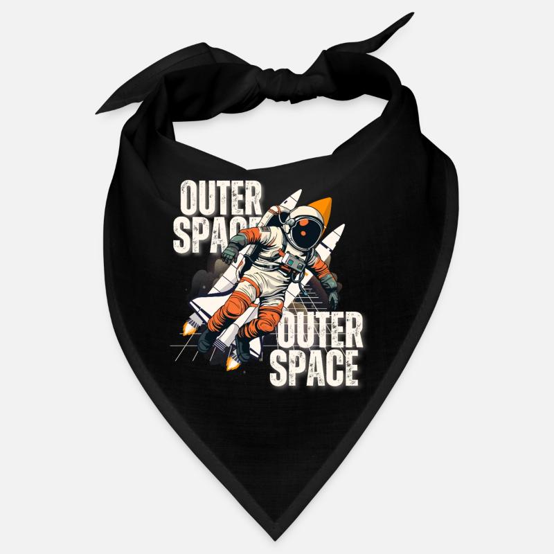 Astronaute en saut de fusée Bandana
