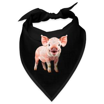 Ferkel - Bandana - Schwarz - Vorne