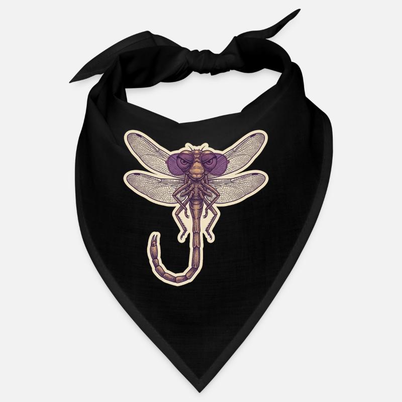 Coole Libelle - Bandana - Schwarz