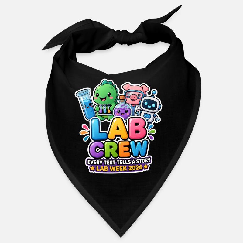 Lab Crew 2026: Comic Strip Lab Team Bandana
