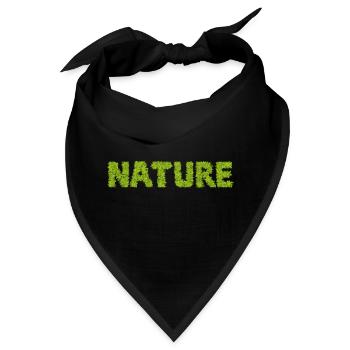 Natur - Bandana - Schwarz - Vorne
