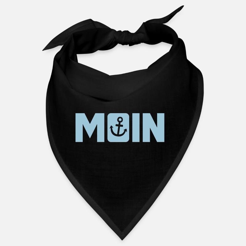 Moin Anker Hamburg Küste coole Sprüche norddeutsch Bandana